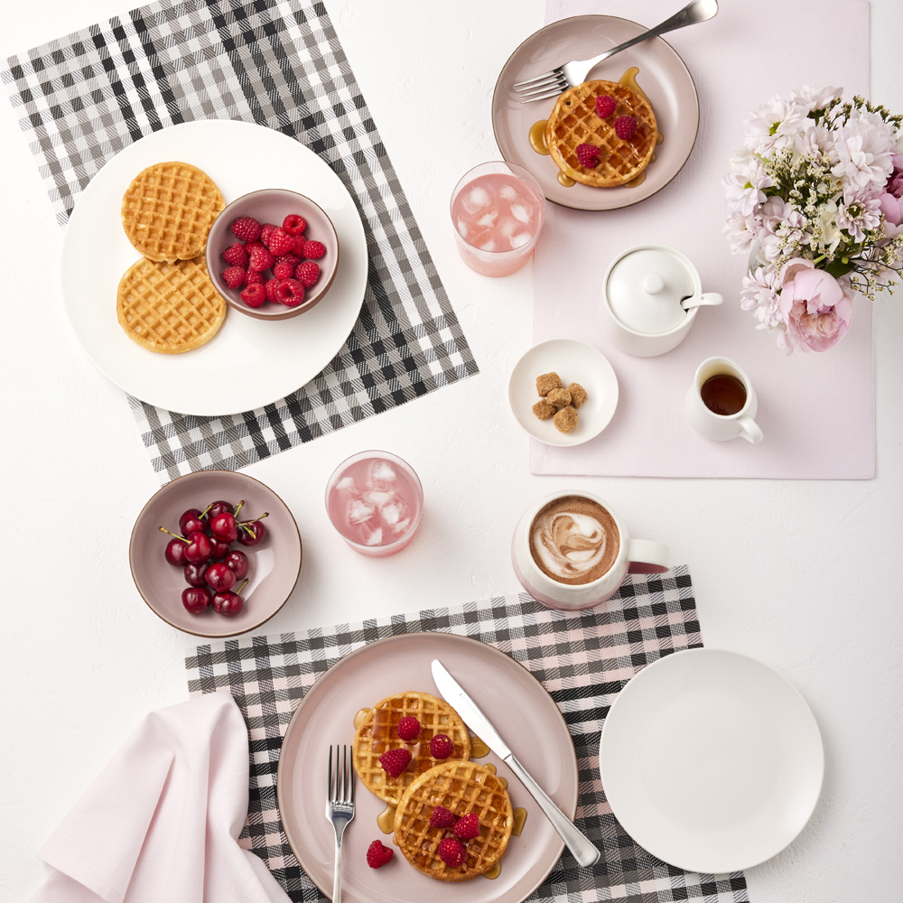 pink and grey placemats Placemats & Coasters