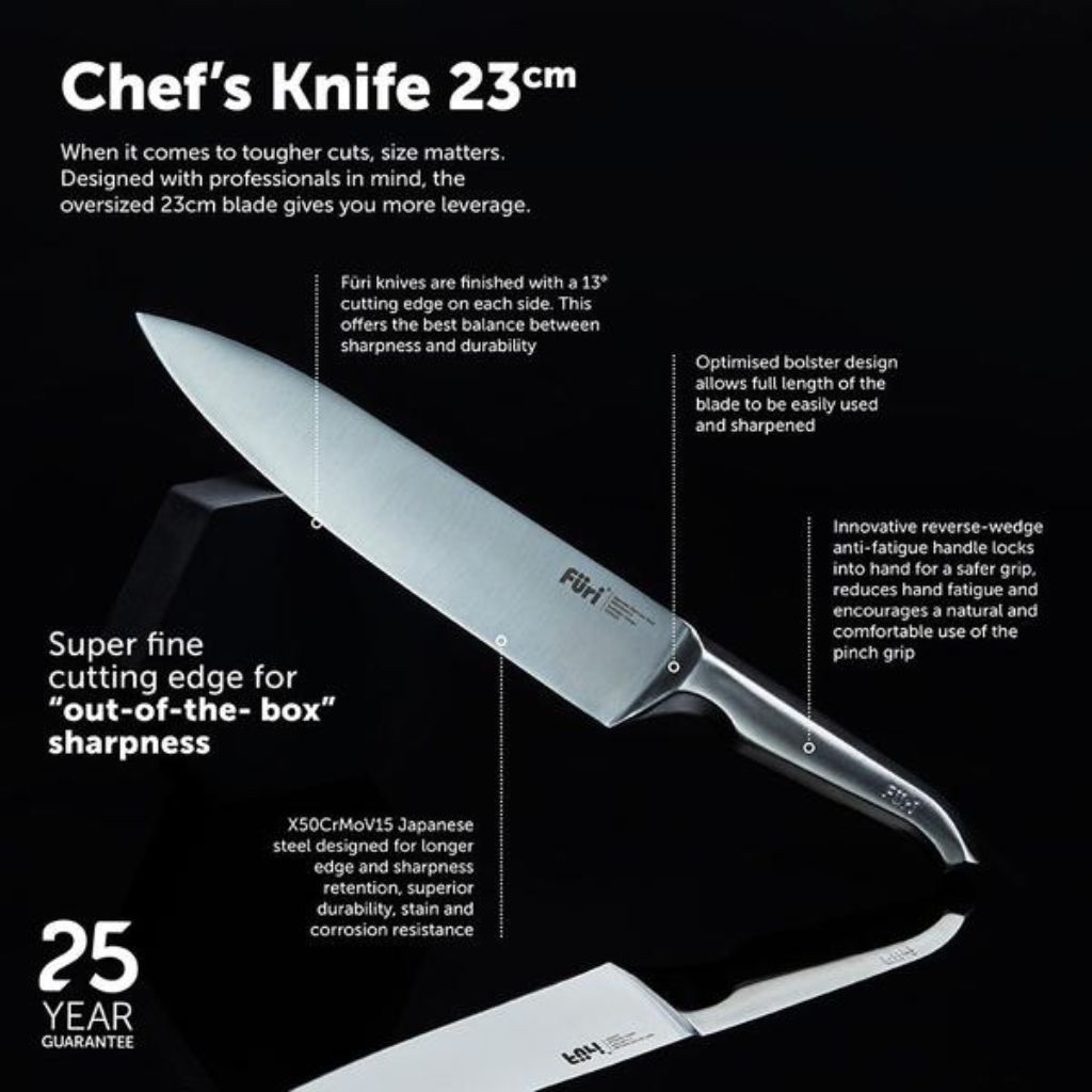 Furi Pro Chef's Knife 23cm - Image 2