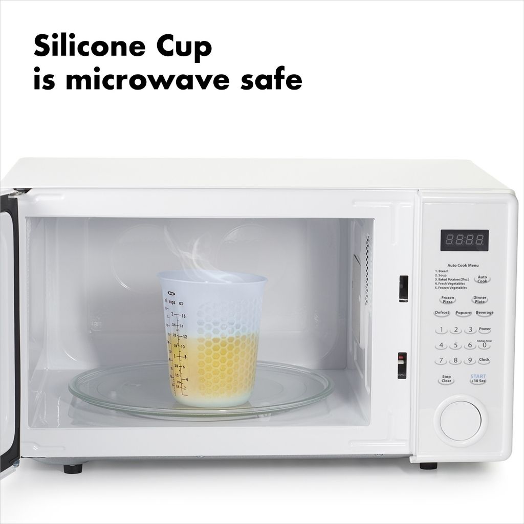 OXO Squeeze & Pour Silicone Measuring Cup - Image 3